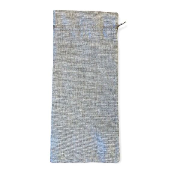 NWT Wool + Pepper Co. CUSTOM Engagement Gift Premium Burlap Wine Bag - Picture 3 of 3